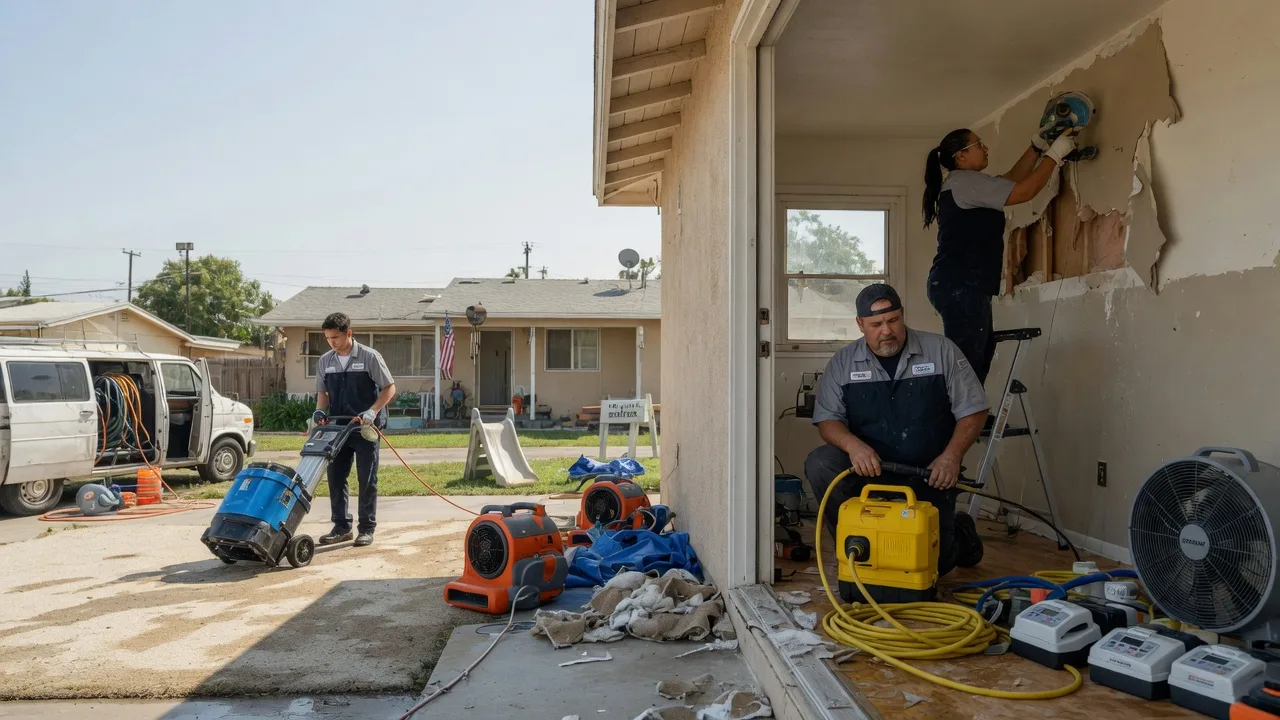 Water Damage Restoration in Milburn, OK near me